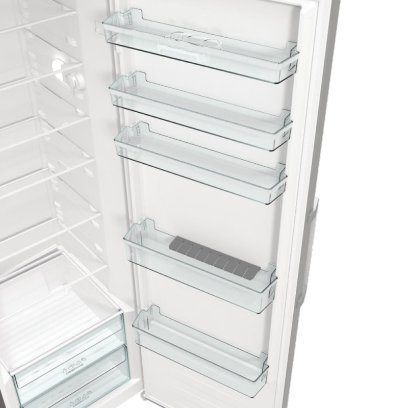Gorenje Холодильна камера, 185x60х66, 398л, А+, електронне упр, зона св-ті, сірий (R619FES5)