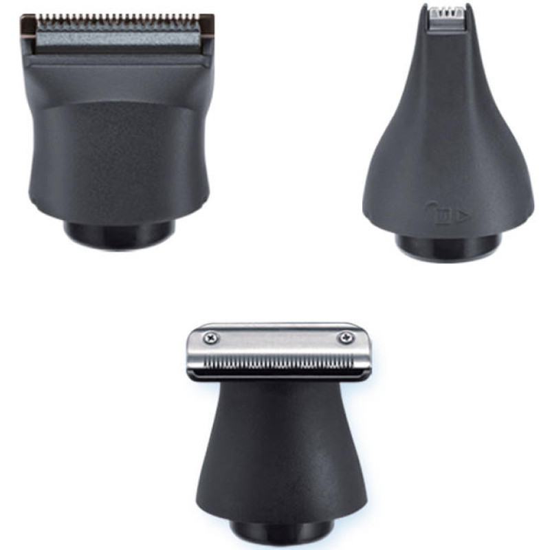 Remington Набір для стрижки Graphite, для голови, вусів, бороди,носа і тіла, акум., насадок-6, чорний (PG2120)
