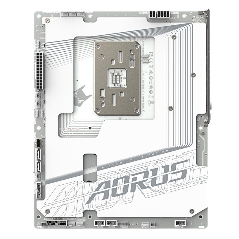 Gigabyte Материнська плата X870 A STEALTH ICE sAM5 X870 4xDDR5 M.2 HDMI Wi-Fi BT ATX (X870_A_STEALTH_ICE)
