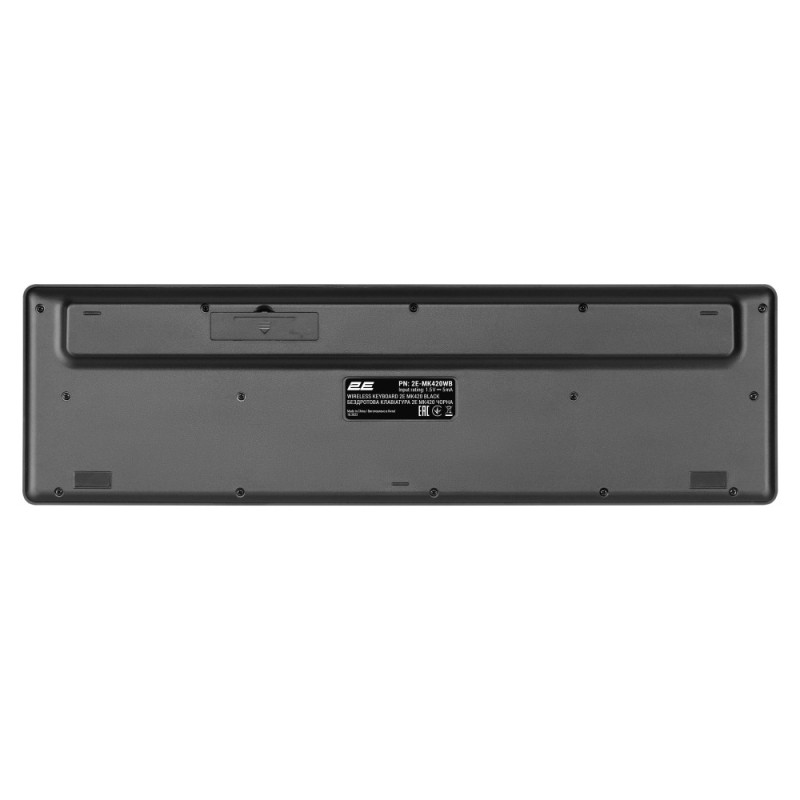 2E Комплект клавиатура и мышь MK420 WL, EN/UK/RU, чёрный (2E-MK420WB)