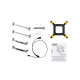 2E Gaming Процессорный кулер Air Cool AC120D6-ARGB LGA1851, 1700, 1366, 1200, 115x, AM5, AM4, AM3, AM3+, AM2, AM2+, FM2, FM1 4pin PWM, 3pin +5VARGB TDP 200W (2E-AC120D6-ARGB)