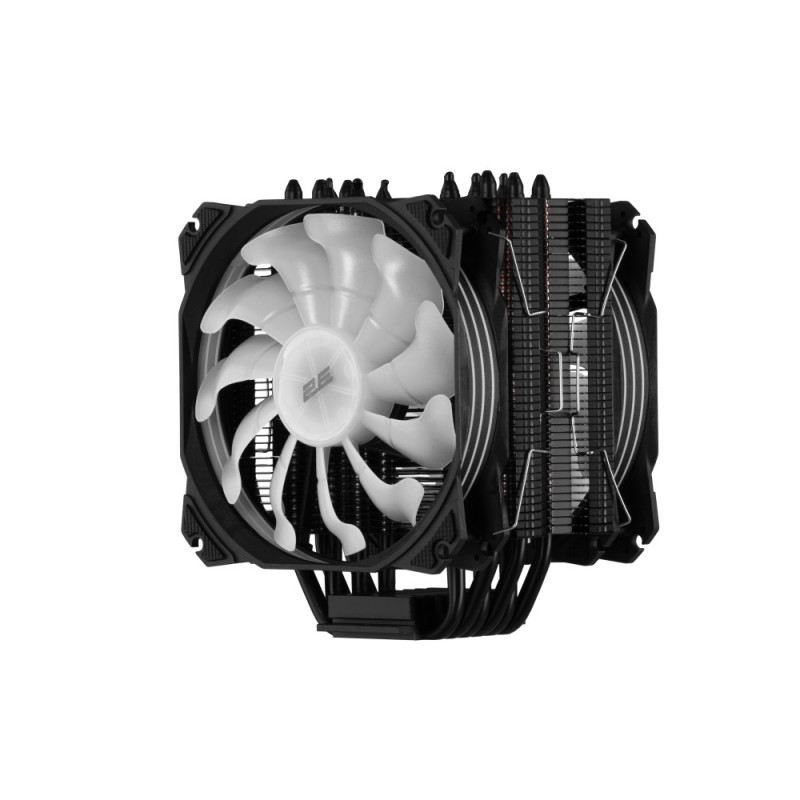 2E Gaming Процессорный кулер Air Cool AC120D6-ARGB LGA1851, 1700, 1366, 1200, 115x, AM5, AM4, AM3, AM3+, AM2, AM2+, FM2, FM1 4pin PWM, 3pin +5VARGB TDP 200W (2E-AC120D6-ARGB)