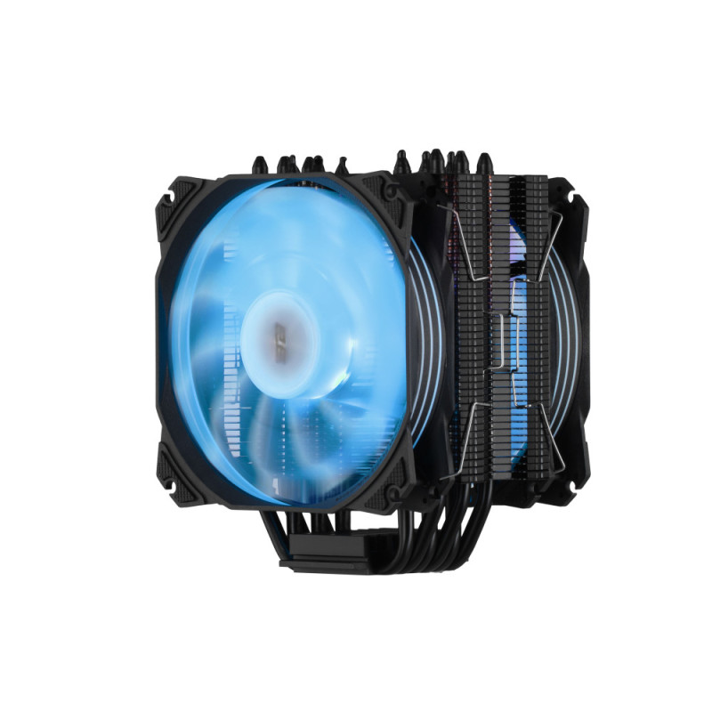 2E Gaming Процессорный кулер Air Cool AC120D6-ARGB LGA1851, 1700, 1366, 1200, 115x, AM5, AM4, AM3, AM3+, AM2, AM2+, FM2, FM1 4pin PWM, 3pin +5VARGB TDP 200W (2E-AC120D6-ARGB)