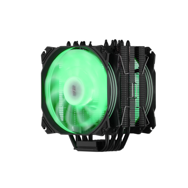 2E Gaming Процессорный кулер Air Cool AC120D6-ARGB LGA1851, 1700, 1366, 1200, 115x, AM5, AM4, AM3, AM3+, AM2, AM2+, FM2, FM1 4pin PWM, 3pin +5VARGB TDP 200W (2E-AC120D6-ARGB)