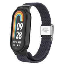 Ремешок для фитнес браслета Armorstandart Braided Solo Loop для Xiaomi Smart Band 10/9/8 Charcoal (ARM86881)
