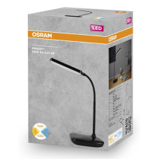 Osram Лампа настольная  Panan DISK SQ 12W 3000К 4000К 6500К с димером, черный (4099854475153)