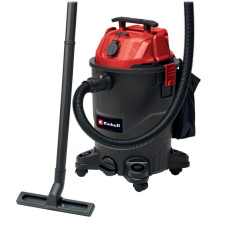 Einhell Construction vacuum cleaner 1930 A, 1500 W, plastic 30 l, 190 mbar, hose 2.5 m, cable 3 m, 2 kW socket, 4.7 kg (2342490)