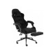 Кресло игровое GT Racer X-2324 Black Suede (X-2324 Fabric Black Suede)