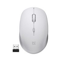Мышка Defender Auris MB-027 Silent Wireless White (52028)