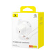 Зарядний пристрій Baseus GaN5 Fast Charger USB-C 30W + Cable 1.0m Type-C 100W white (P10110902213-00)