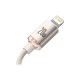 Дата кабель USB-C to Lightning 1.2m 20W pink Baseus (CAJY001304)