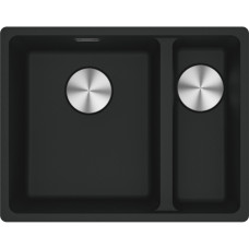 Franke Kitchen sink Franke Maris, fragranite, rectang., no drainboard, 553х433х200mm, bowl - 1.5, undermounted, MRG 160, matt black (125.0701.784)