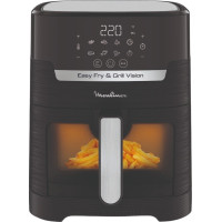 Moulinex air fryer Easy Fry&Grill Window, 1550W, bowl-4.2l, sensor control, plastic, black (EZ506820)