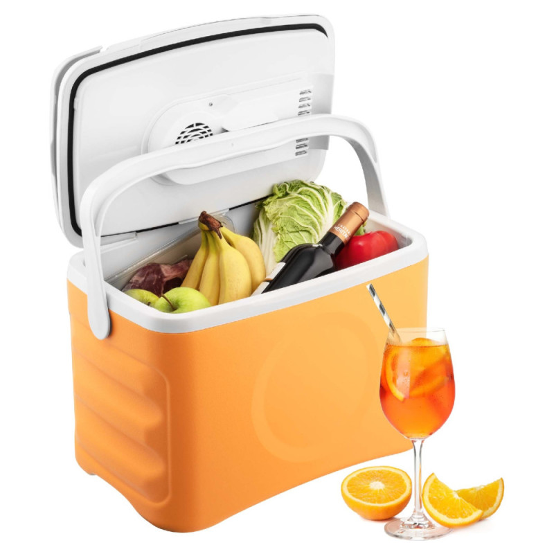 Sencor travel refrigerator, 34.5x45.5х33.5, 24L, 1door, orange (SCM1122)