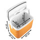 Sencor travel refrigerator, 34.5x45.5х33.5, 24L, 1door, orange (SCM1122)
