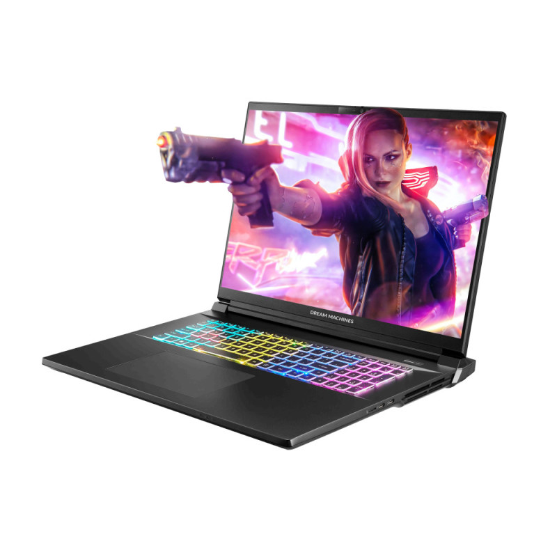 Dream Machines Ноутбук RX5070Ti-18 18WQXGA IPS, Intel U9-275HX, 32GB, F2TB, NVD5070Ti-12, DOS, чорний (RX5070TI-18UA22)
