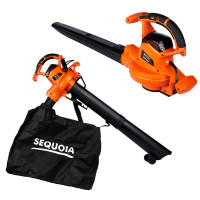 SEQUOIA SEVB3036 mains-powered garden blower/vacuum cleaner, 3000 W, 360 km/h, 40 l bag, 4.7 kg