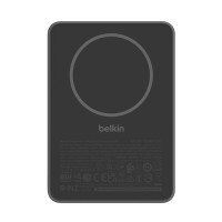 Belkin Акумулятор портативний літій-іонний Power Bank Belkin 5000мА·год, Slim Magnetic, чорний (BPD010HQBK)