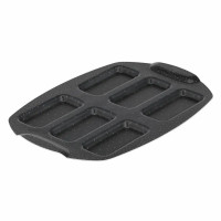 Tefal Deco PerfectBake, 6 forms, rectangular, 21x29cm, aluminum, brown