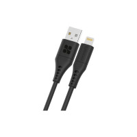Дата кабель USB 2.0 AM to Lightning 2.0m black Promate (powerlink-ai200.black)