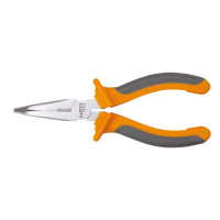 Neo Tools Curved long nose pliers, 160mm, CrV (01-015)