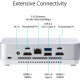 Компьютер ASUS NUC 14 Pro+ RNUC14RVSU700002I Kit(L6) / Ultra 7 155H, M.2 22x80 NVMe; 22x42 NVMe (90AR0051-M000A0)