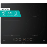 Gorenje Варильна поверхня Gorenje індукційна, 60см, PowerBoost, SliderTouch, збільшена площа приготування, чорний (GI6432BSCWF)
