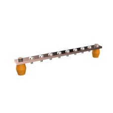 MIRSAN 1 PCS 6 EARTHING POINT 220mm BUSBAR , 7 PCS 20 cm EARTHING CABLE, 2 PCS 12cm EARTHING CABLE , 7 ANTI-SLIP WASHER , 2 PCS NUT, 7 (MR.TPS05)