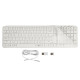 Keychron Клавіатура мембрана B6 Pro, USB/WL/BT, ivory white (B6P-K8-UA)