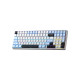 Клавиатура Aula S100pro RGB KRGD Brown Switch Wireless/Bluetooth/Type-C UA White/Black (6948391205755)