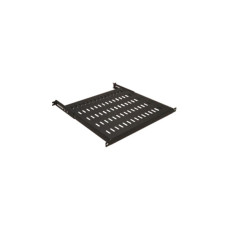 Полка 19" Mirsan 1U глиб. 525мм, регульована 525-710, RAL 9005 (MR.SBR80.01_YK)
