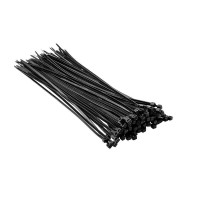 Top Tools Хомут-стяжка, 100шт, пластик, 2.5x200мм, чорний (44E958)