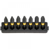 DeWALT bits FlexTorq 25 mm Ph1 Ph2 Ph3 set 7 pcs (DT70808)