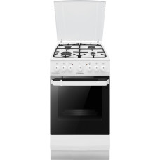 Hansa Плита комбінована, 50х60см, 62л, емаль, газ контр., білий (FCMW581009)