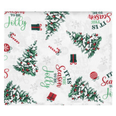 ARDESTO Скатертина Christmas Tree 120х140см, 100% поліестер, зелений (ART07HT)