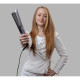 Remington hair straightener ProLuxe You Adaptive, 52V, temp. modes-9, 150-230С, display, ionization, ceramics, black-gray (S9880)