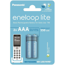 Panasonic Eneloop Lite AAA 550 2BP mAh NI-MH (BK-4LCCE/2DCP)