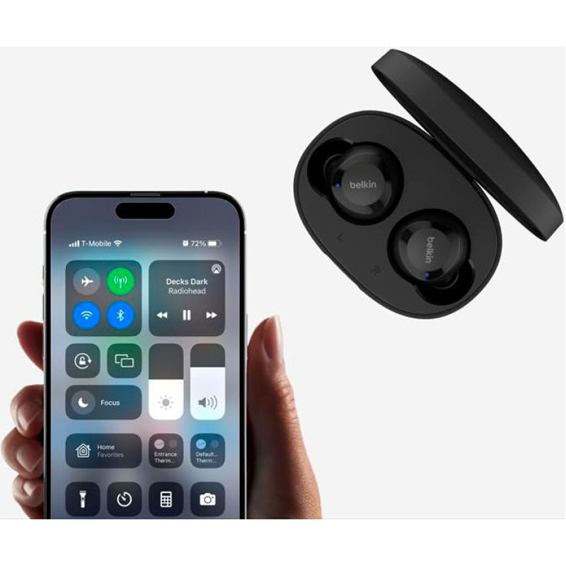 Belkin TWS Soundform Bolt True Wireless, black (AUC009BTBLK)