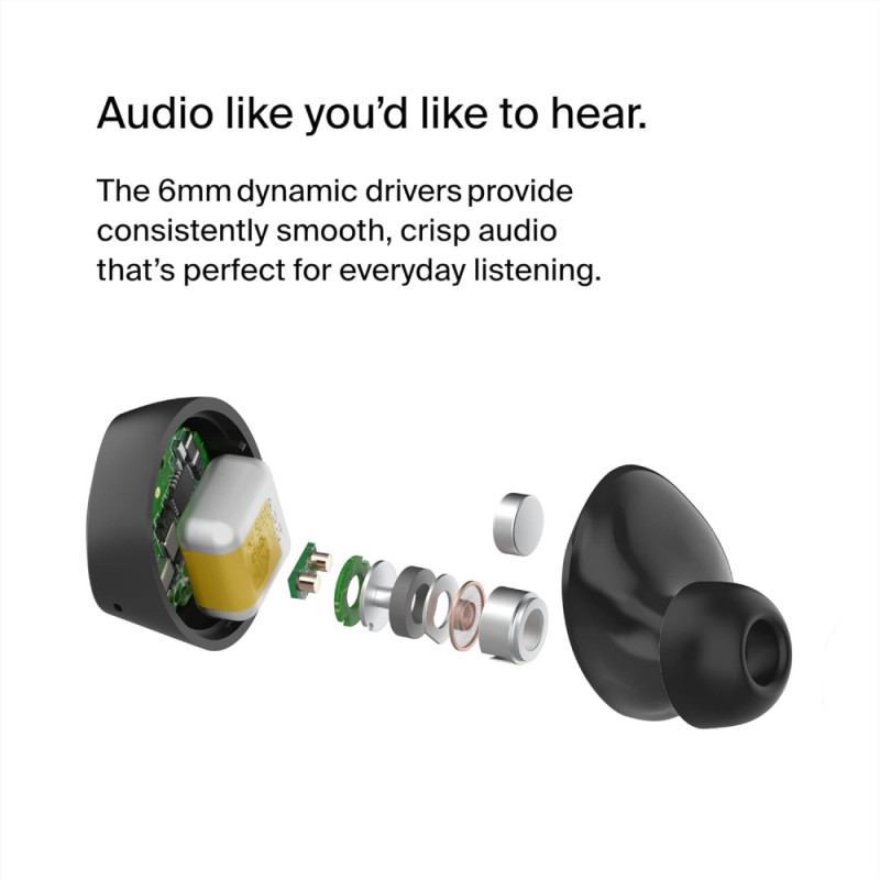 Belkin TWS Soundform Bolt True Wireless, black (AUC009BTBLK)