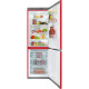 SNAIGE Ref with bottom freezer, 194.5x60х65, ref-191L, freez.-119L, 2doors, A+, ST, red (RF57SM-S5RB2E)