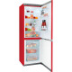 SNAIGE Ref with bottom freezer, 194.5x60х65, ref-191L, freez.-119L, 2doors, A+, ST, red (RF57SM-S5RB2E)
