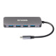 D-Link USB-Hub DUB-2340 3xUSB3.0, 1xUSB3.0 (Fast Charge), 1xUSB-C/PD, USB-C
