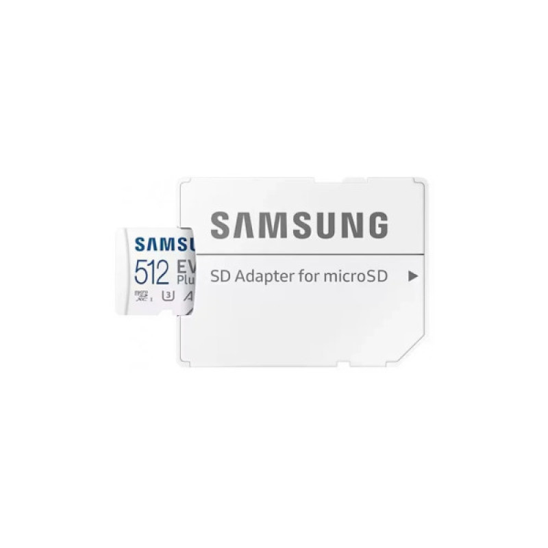 Карта памяти Samsung 512 GB microSDXC Class 10 UHS-I U3 V30 A2 EVO Plus+SD Adapte (MB-MC512SA/EU)