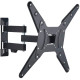 HAMA Крепление ТВ наклонно-поворотное TV-WB, AR-2, 32-65", черный