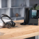 Poly Гарнітура комп'ютерна стерео On-ear Voyager Focus 2-M, USB-A, Bluetooth, всеспрямований, ANC, Acoustic fence, сертифікати Microsoft Teams, Zoom, Google Meet, чорний (77Y85AA)