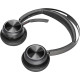 Poly Гарнітура комп'ютерна стерео On-ear Voyager Focus 2-M, USB-A, Bluetooth, всеспрямований, ANC, Acoustic fence, сертифікати Microsoft Teams, Zoom, Google Meet, чорний (77Y85AA)