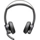 Poly Гарнітура комп'ютерна стерео On-ear Voyager Focus 2-M, USB-A, Bluetooth, всеспрямований, ANC, Acoustic fence, сертифікати Microsoft Teams, Zoom, Google Meet, чорний (77Y85AA)