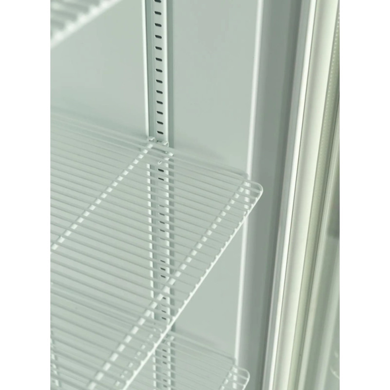 SNAIGE Pharmaceutical display cooler cooler, 202.5x60х60, 385L, shelves -5, 1 zone, 1door, ST, banner, DIN13277, white (MD40DD-P300ME)