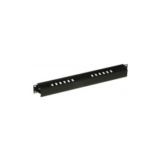Кабельный организатор 19" 1U 40х60 пластиковая гребенка, RAL9005 Conteg (DP-VP-K02)