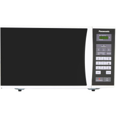 Panasonic Микроволновая печь, 25л, 800Вт, дисплей, откр. ручкой, бело-черный (NN-ST342WZUE)